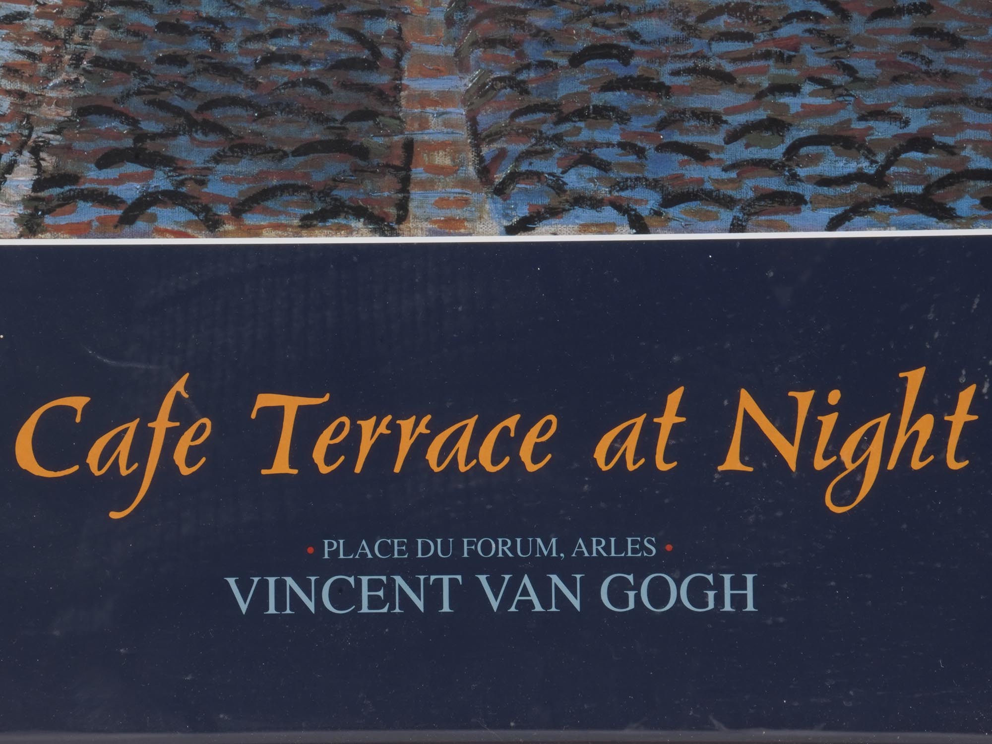 AFTER VAN GOGH LITHO POSTER CAFE TERRACE AT NIGHT PIC-2